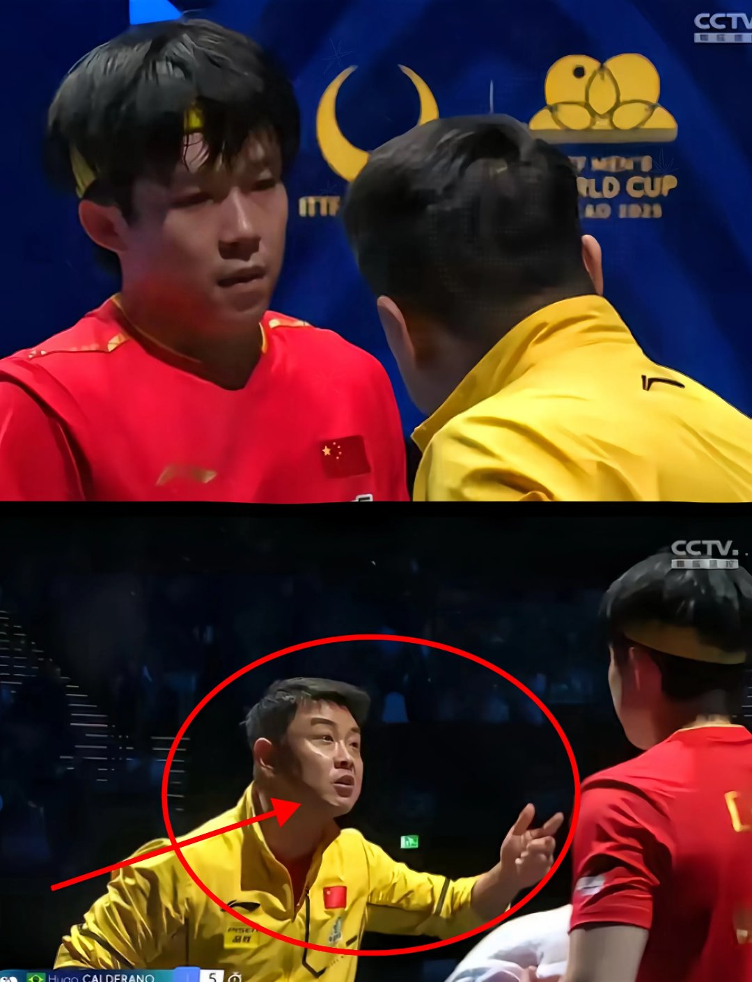 法国乒乓球队鏖战韩国乒乓球队，王皓制霸全场